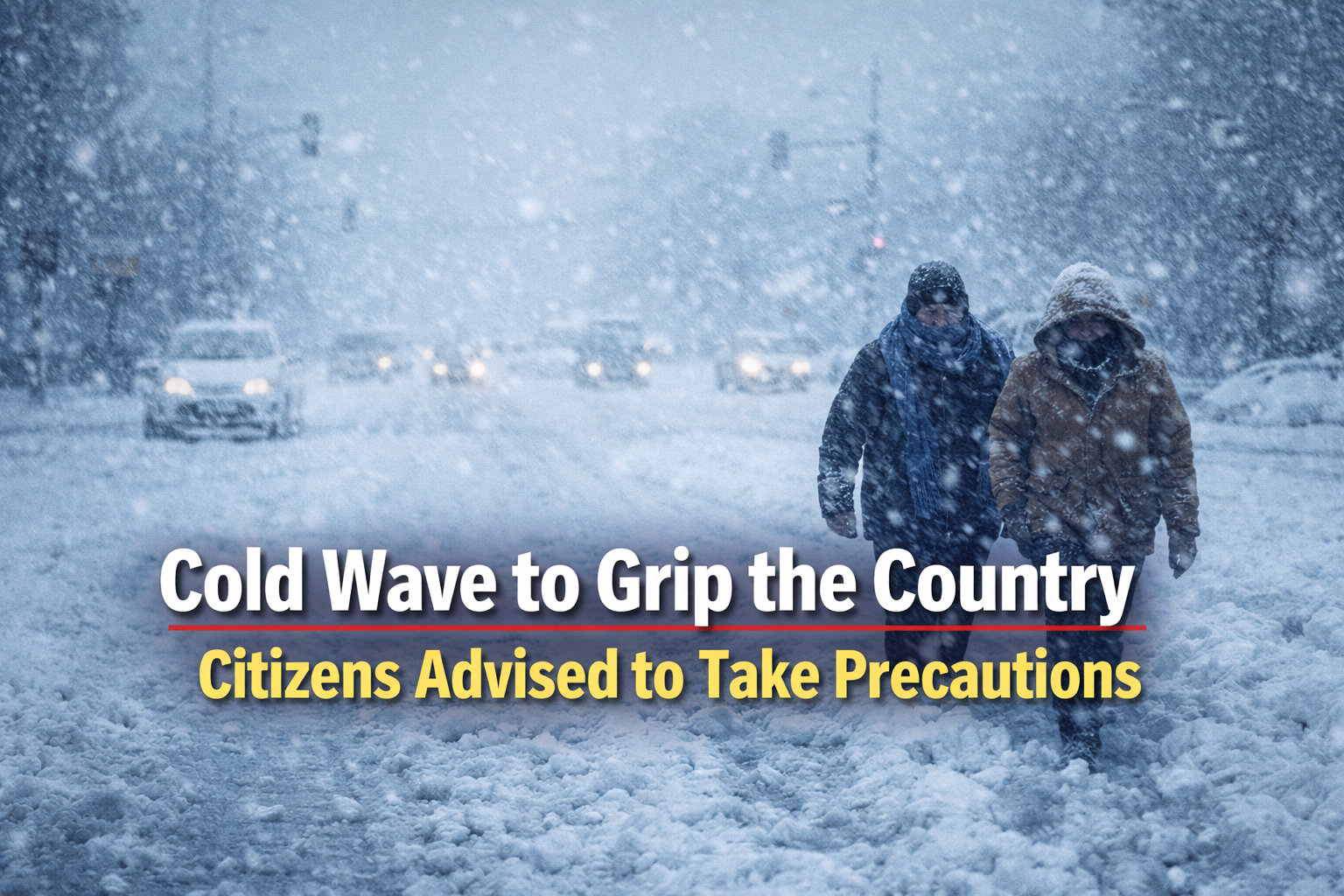 Cold Wave to Grip the Country, Citizens Advised to Take Precautions